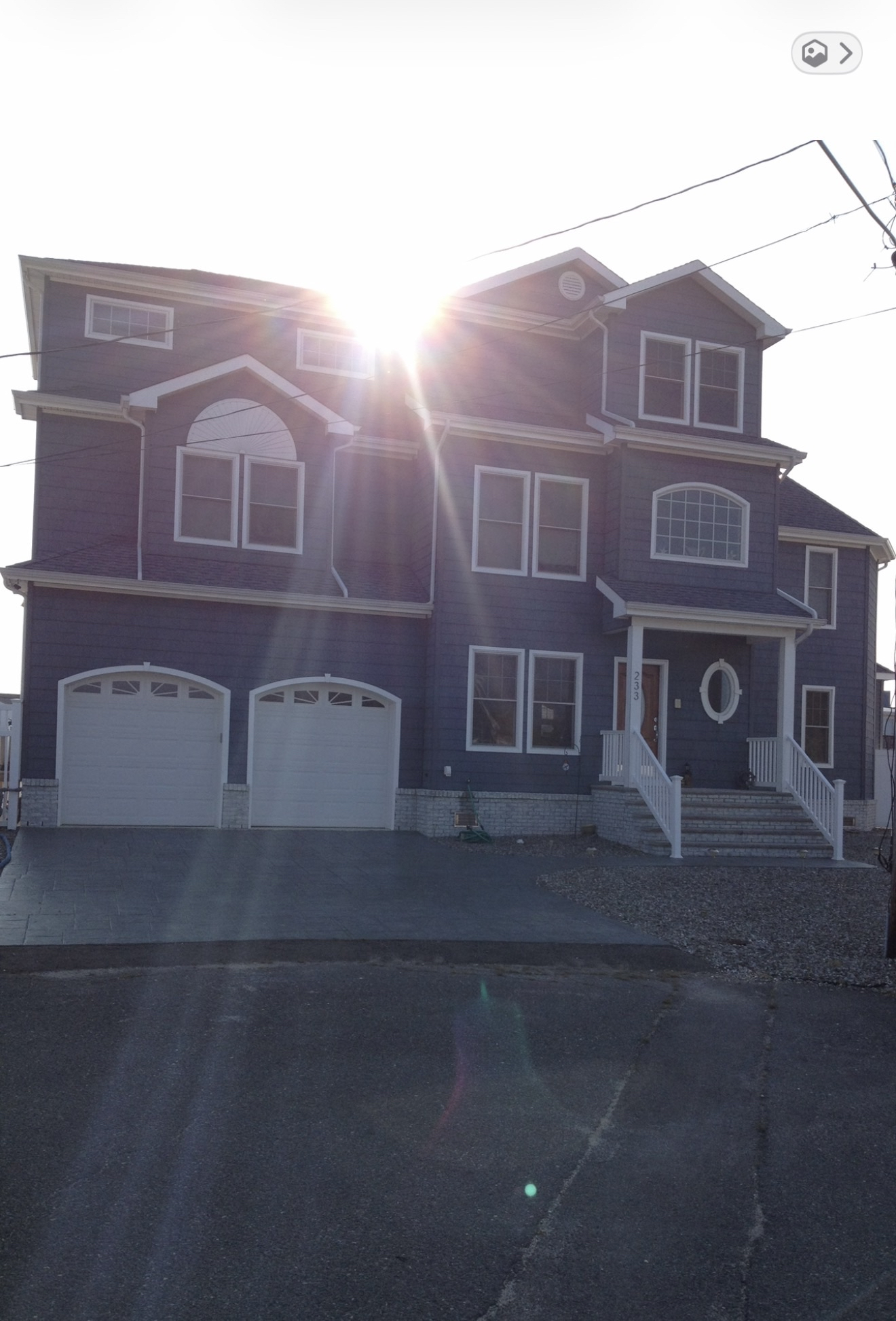 Completed full-home electrical service for new construction